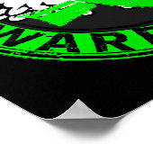 Warrior 14C Non-Hodgkin-Lymphom Poster (Ecke)