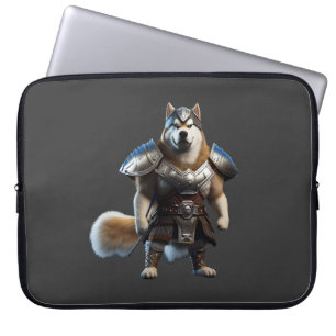Warrior Alaskan Malamute Dog, Militär Alaskan Dog Laptopschutzhülle