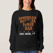 Warrior ALS Disease Support Ribbon ALS Awareness Sweatshirt (Vorderseite)