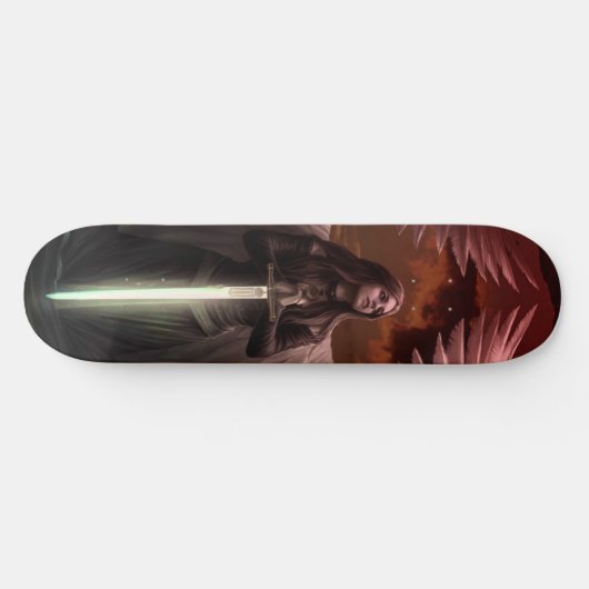 Warrior Angel Skateboard Deck (Horizontal)