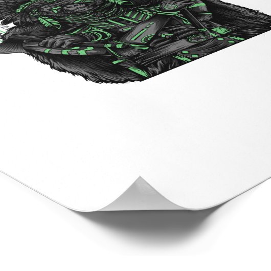 Warrior Apache Poster (Ecke)