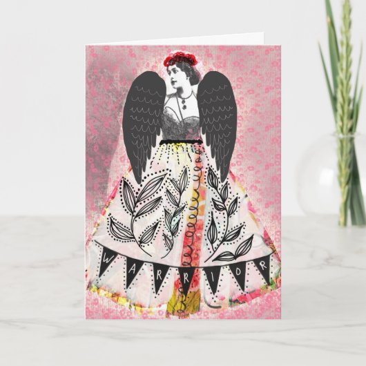 Warrior, blank card, artwork by Lisa Casineau Karte (Vorderseite)