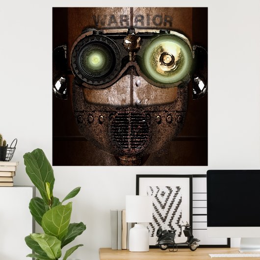 Warrior Bot Poster (Heimbüro)