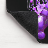 Warrior Boxhandschuhe Lila Band Lupus Mousepad (Ecke)