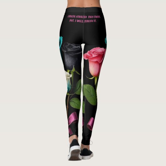 Warrior Cancer Awareness Leggings style 3 (Rückseite)