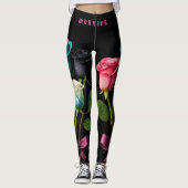 Warrior Cancer Awareness Leggings style 3 (Vorderseite)