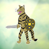 Warrior Cat Fensteraufkleber (Blatt 3)