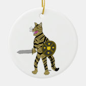 Warrior Cat Keramik Ornament (Vorne)