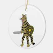 Warrior Cat Keramik Ornament (Links)
