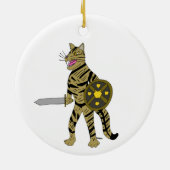 Warrior Cat Keramik Ornament (Hinten)