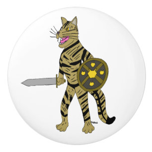 Warrior Cat Keramikknauf