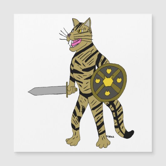 Warrior Cat Magnetkarte (Vorderseite)