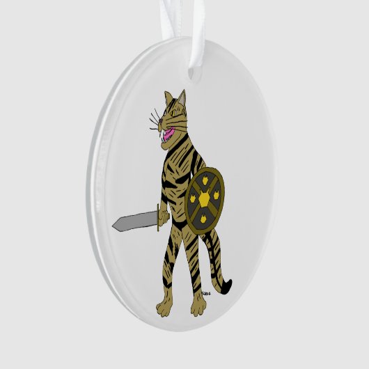 Warrior Cat Ornament (Vorderseite)