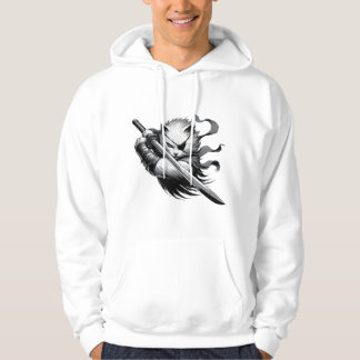 Warrior Cat, Samurai Cat, Schlachtkatze Hoodie