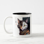 Warrior Cat Zweifarbige Tasse (Links)