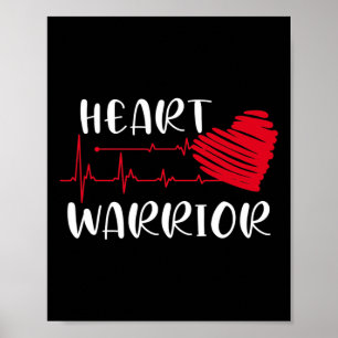 Warrior Chd Awareness Present Congenital Heart Dis Poster