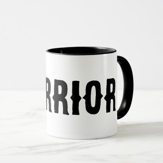 Warrior Coffee Tasse (VorderseiteRechts)