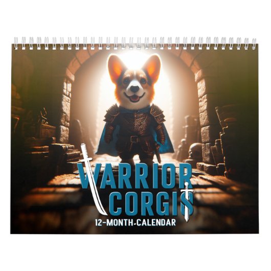 Warrior Corgis Calendar Kalender (Titelbild)