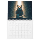 Warrior Corgis Calendar Kalender (Feb 2027)