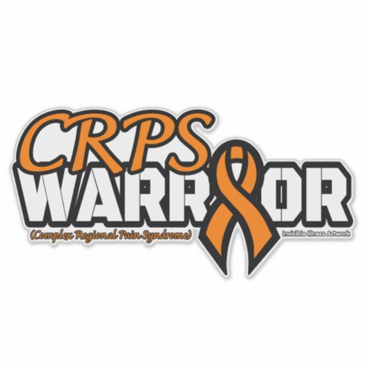 WARRIOR...CRPS AUFKLEBER (Vorderseite)