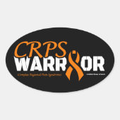 WARRIOR...CRPS OVALER AUFKLEBER (Vorderseite)