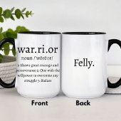 Warrior Definition-Tasse Tasse
