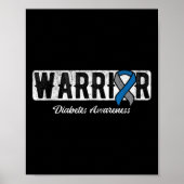 Warrior Diabetes Awareness  Poster (Vorne)