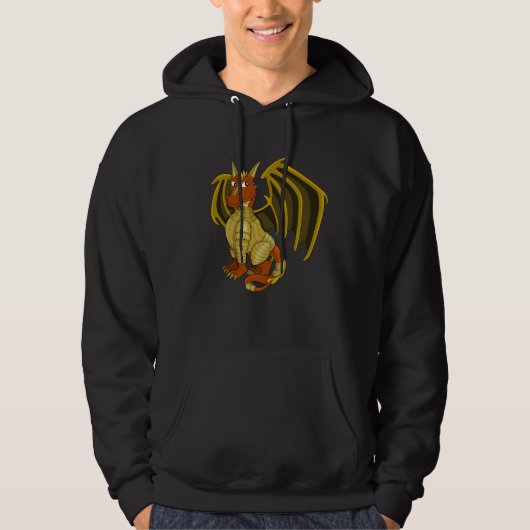 Warrior Dragon Cartoon Sweatshirt (Vorderseite)