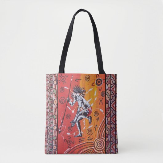 Warrior Dreamtime Tote Bag Tasche (Vorderseite)