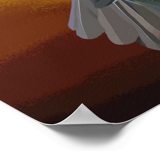 Warrior Duck Poster (Ecke)