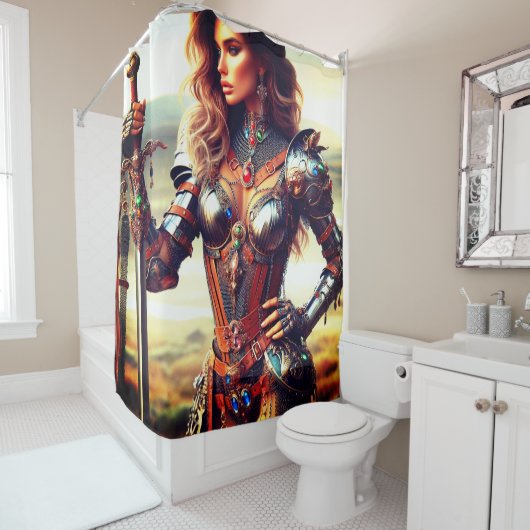 Warrior Duschvorhang (Beispiel)