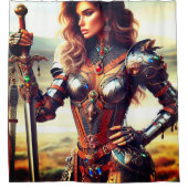 Warrior Duschvorhang (Vorderseite)