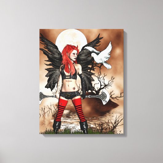 Warrior Fairy Leinwanddruck (Vorderseite)