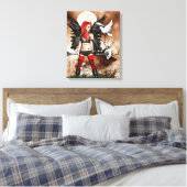 Warrior Fairy Leinwanddruck (Insitu (Schlafzimmer))