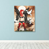 Warrior Fairy Leinwanddruck (Insitu (Holzboden))