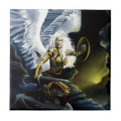Warrior Fantasy Angel Sword Fliese (Vorderseite)