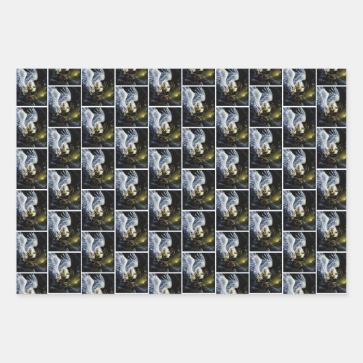 Warrior Fantasy Angel Sword Geschenkpapier Set (Vorderseite)