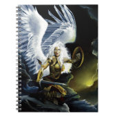Warrior Fantasy Angel Sword Notizblock (Vorderseite)