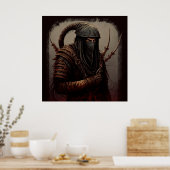 Warrior Fantasy Poster (Küche)
