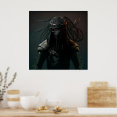 Warrior Fantasy Poster (Küche)