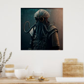 Warrior Fantasy Poster (Küche)