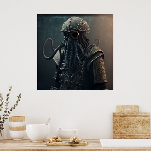 Warrior Fantasy Poster (Küche)