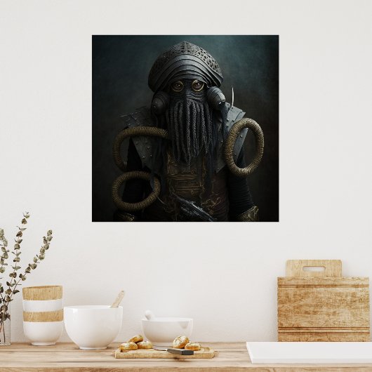 Warrior Fantasy Poster (Küche)
