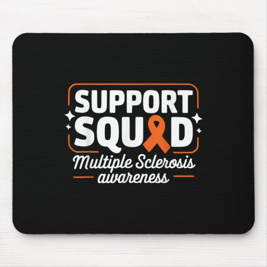 Warrior Frau Support Squad Multiple Sklerose Awa Mousepad (Vorne)