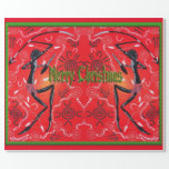 Warrior Full Aborigine Christmas Wrapping Paper Geschenkpapier<br><div class="desc">Original-Kunstwerk von Mundara Koorang</div>