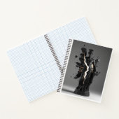 Warrior Geometric Graphite Abstract Notebook Notizblock (Innenseite)
