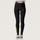 Warrior/gerissenes Band...Endometriose Leggings (Vorderseite)