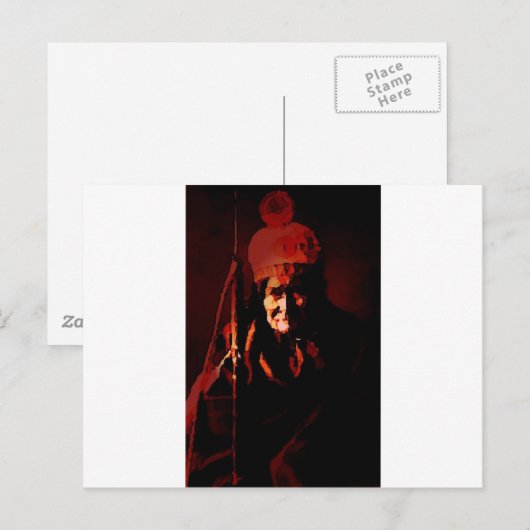 Warrior Geronimo Postkarte (Vorne/Hinten)