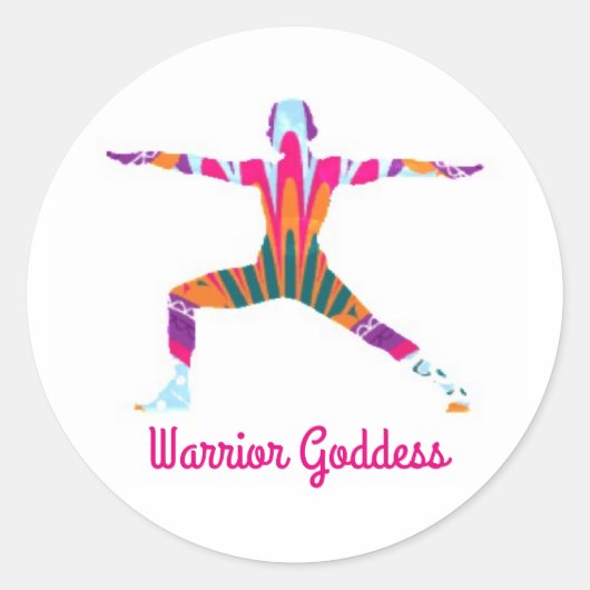 Warrior Goddess Sticker (Vorderseite)