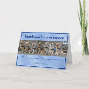 Warrior Holiday Card Feiertagskarte